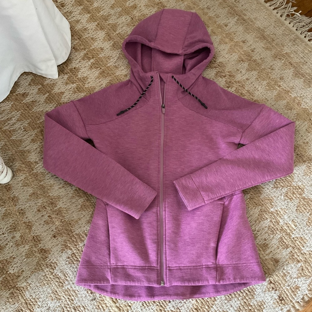 Sweaty Betty Purple Zip-Up Hoodie small